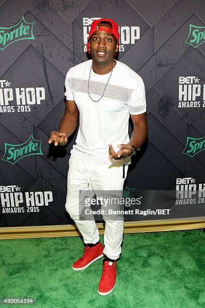 DeStorm Power attends the BET Hip Hop Awards 2015 presented by Sprite at Atlanta Civic Center on October 9, 2015 in Atlanta, Georgia.