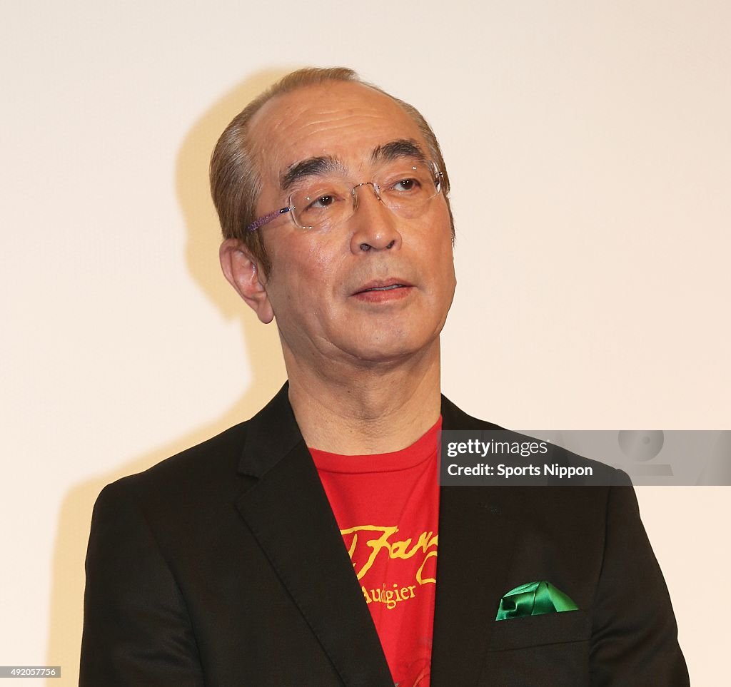 Ken Shimura attends Press Conference In Tokyo