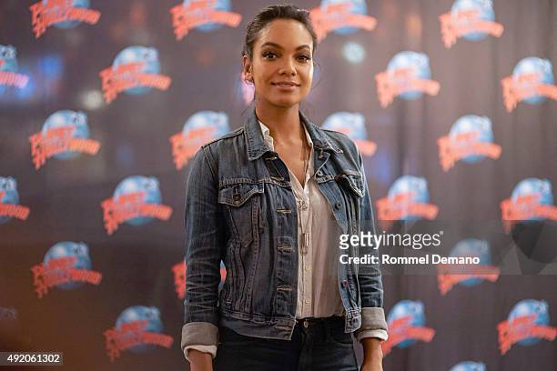 Lyndie Greenwood visits at Planet Hollywood Times Square on October 9, 2015 in New York City.