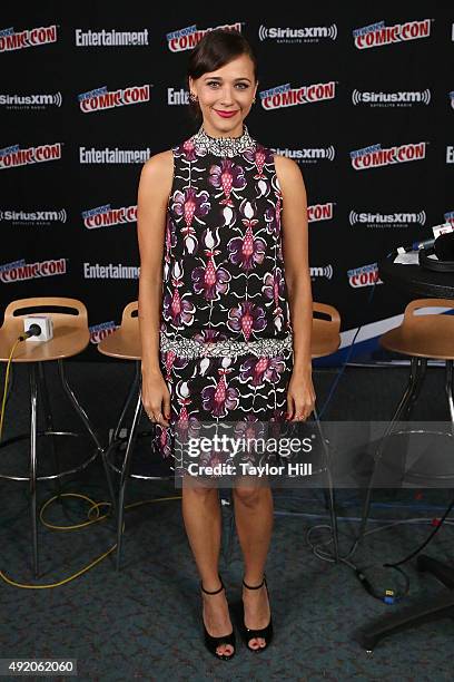 Rashida Jones visits the SiriusXM Studios during New York Comic-Con at The Jacob K. Javits Convention Center on October 9, 2015 in New York City.