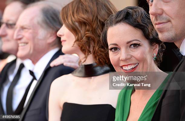 Olivia Colman attends the Arqiva British Academy Television Awards held at the Theatre Royal on May 18, 2014 in London, England.