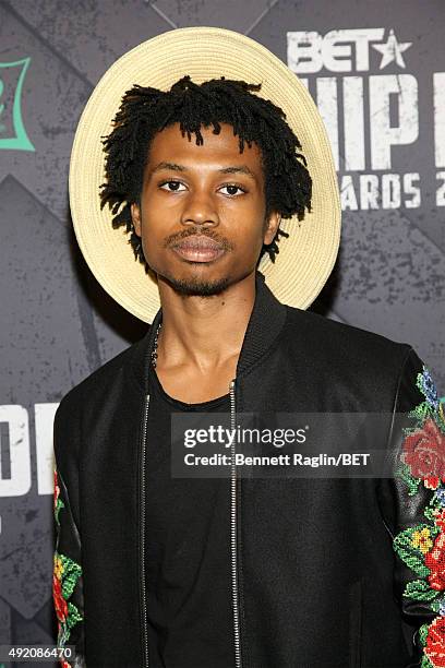 Artist Raury attends the BET Hip Hop Awards 2015 presented by Sprite at Atlanta Civic Center on October 9, 2015 in Atlanta, Georgia.