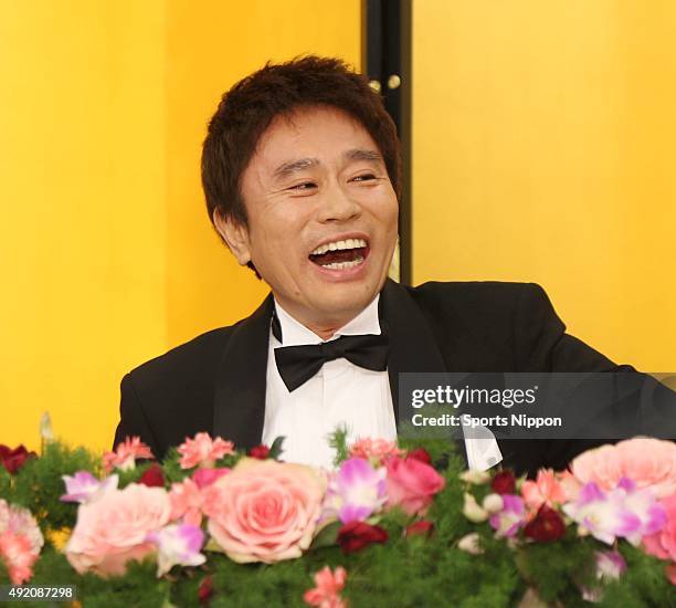 Masatoshi Hamada of comedy duo Downtown attends NTV year end special program 'Gaki No Tsukai Special-24 Hours No Laughing' Press conference on...