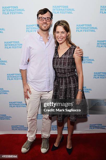 Artistic Director of the Hamptons International Film Festival David Nugent and Co-Director Michele Mitchell attend the screening for 'The...