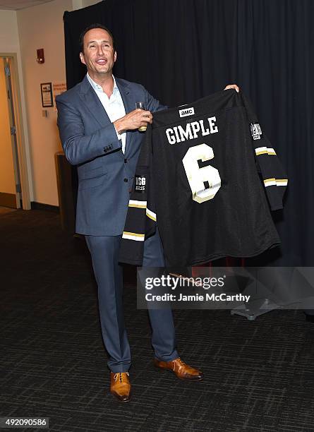 President General Manager AMC and Sundance TV Charlie Collie speaks at the AMC's "The Walking Dead" Season 6 Fan Premiere Event 2015 backstage at...