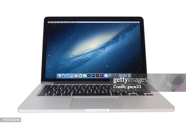 macbook pro - macbook business stockfoto's en -beelden