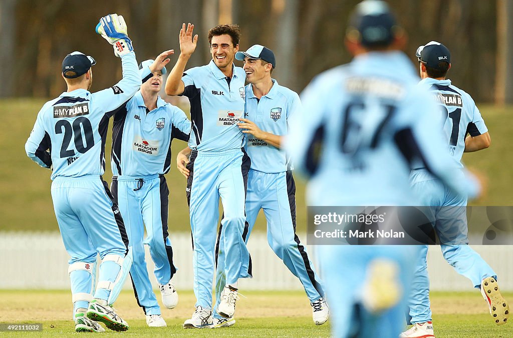 WA v NSW - Matador BBQ One Day Cup