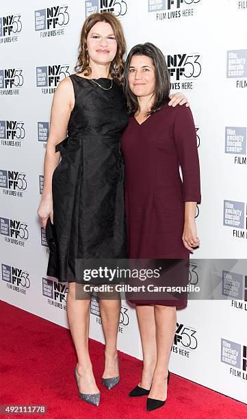 Comedian, singer, actress and author Sandra Bernhard and Sara Switzer attends 53rd New York Film Festival - 'Carol' at Alice Tully Hall on October 9,...