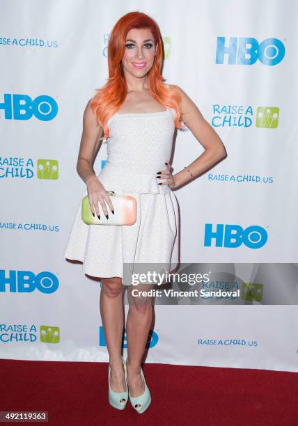 Singer Bonnie McKee attends the RaiseAChild.US hosts 2014 Honors Gala benefiting foster and adoption programs at W Hollywood on May 18, 2014 in...