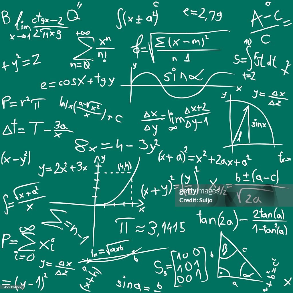 Math Mattern Math Seamless Pattern High-Res Vector Graphic - Getty Images