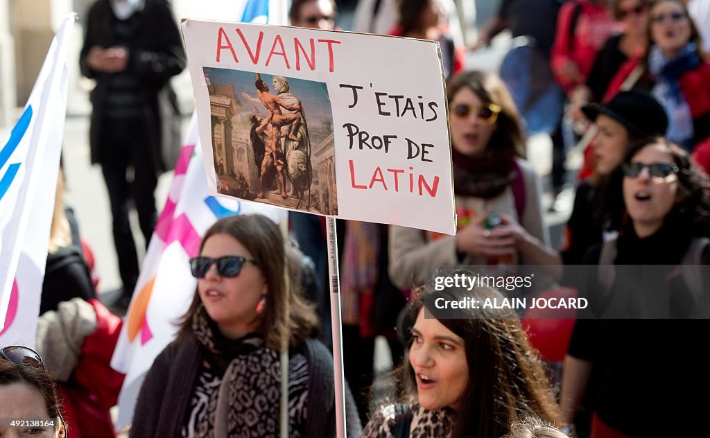 FRANCE-EDUCATION-REFORM-TEACHERS-UNIONS-DEMO