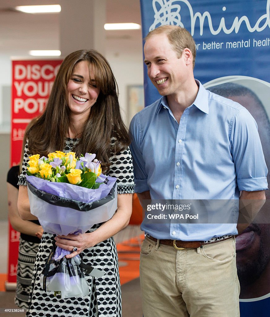 The Duke & Duchess Of Cambridge Mark World Mental Health Day