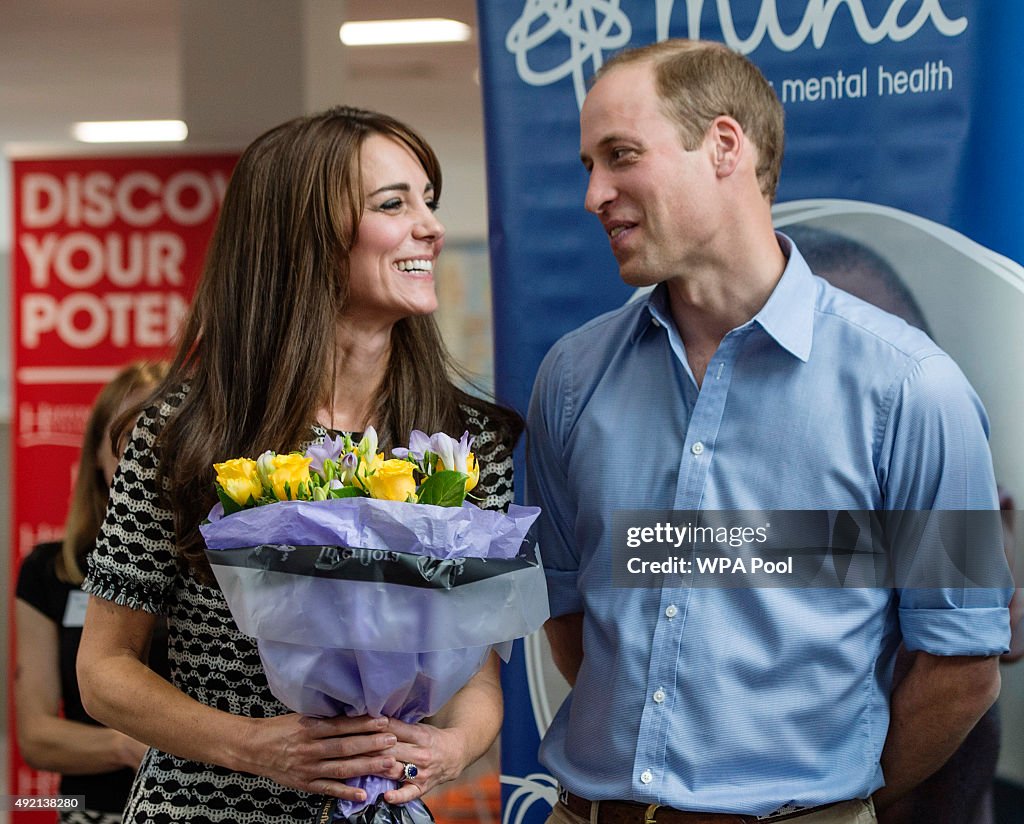 The Duke & Duchess Of Cambridge Mark World Mental Health Day