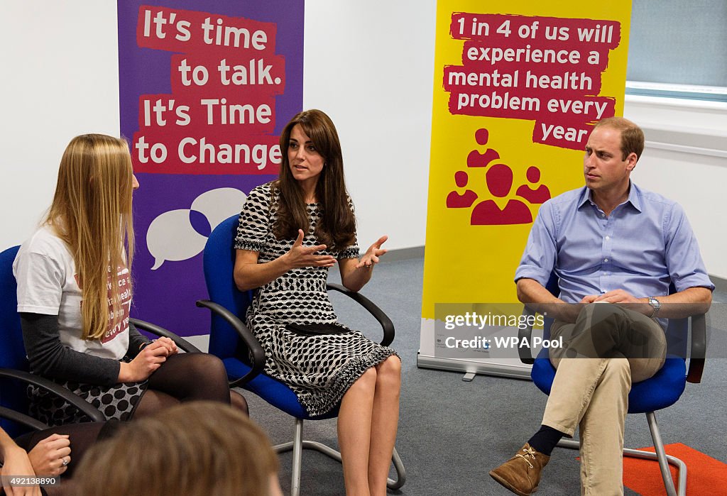 The Duke & Duchess Of Cambridge Mark World Mental Health Day