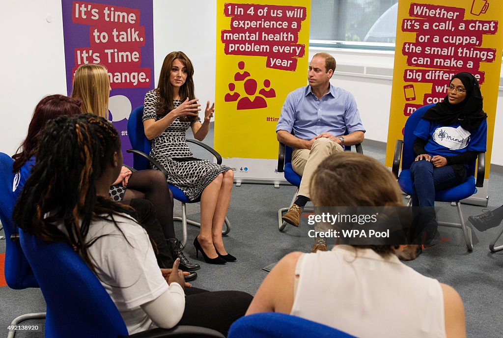 The Duke & Duchess Of Cambridge Mark World Mental Health Day