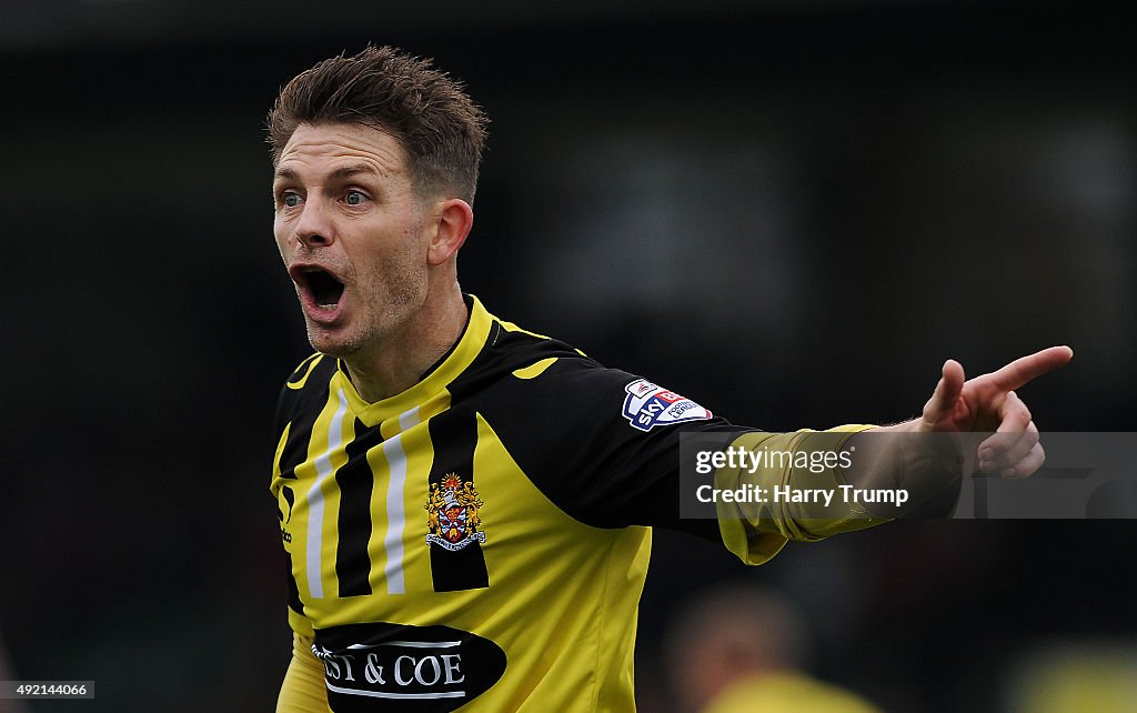 Yeovil Town v Dagenham & Redbridge - Sky Bet League Two