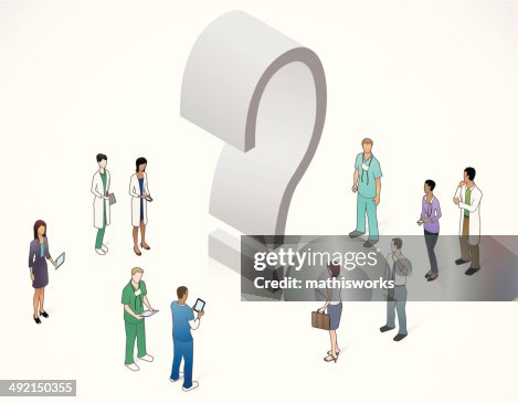 Medical Questions Vector Healthcare Question Mark Illustration High-Res Vector Graphic - Getty ...