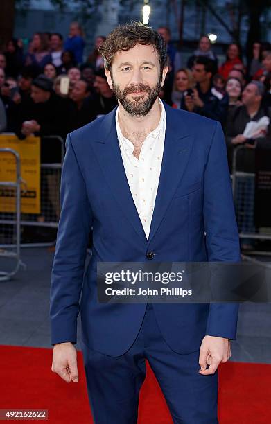 Chris O'Dowd attends the 'The Program' screening, during the BFI London Film Festival, at Vue Leicester Square on October 10, 2015 in London, England.