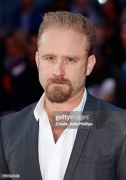 Ben Foster attends the 'The Program' screening, during the BFI London Film Festival, at Vue Leicester Square on October 10, 2015 in London, England.