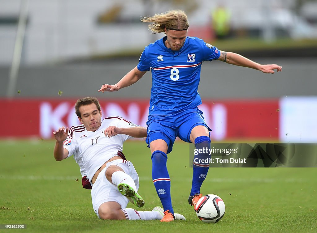 Iceland v Latvia - UEFA EURO 2016 Qualifier