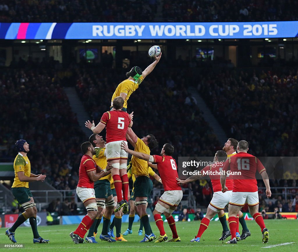 Australia v Wales - Group A: Rugby World Cup 2015