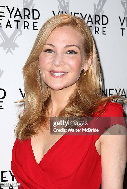 Jennifer Westfeldt attends the opening night after party for Vineyard Theatre's world-premiere production of "Too Much Sun" at The Vineyard Theatre...