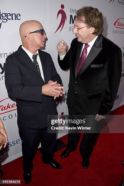 Musician Paul Shaffer and Dr. Brian Durie attend the 9th Annual Comedy Celebration, presented by the International Myeloma Foundation, at The...