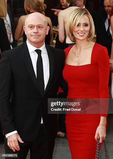 Ross Kemp and Renee O'Brien attend the Arqiva British Academy Television Awards at Theatre Royal on May 18, 2014 in London, England.