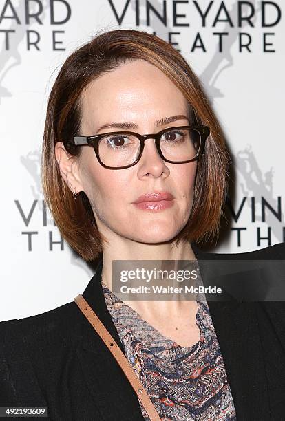 Sarah Paulson attends the "Too Much Sun" Opening Night at Vineyard Theatre on May 18, 2014 in New York City.