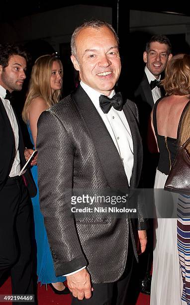 Graham Norton arrives at the Arqiva British Academy Television Awards after party held at the Grosvenor house, Park Lane on May 18, 2014 in London,...
