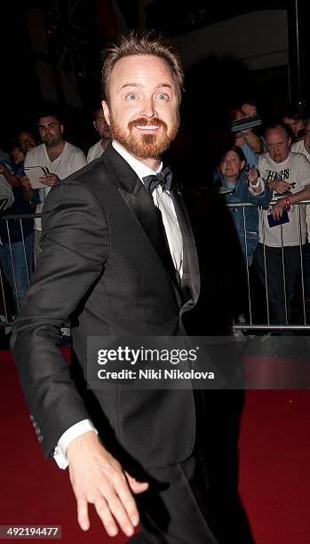 Aaro Paul arrives at the Arqiva British Academy Television Awards after party held at the Grosvenor house, Park Lane on May 18, 2014 in London,...