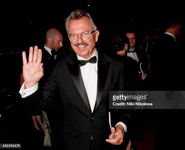 Sam Niell arrives at the Arqiva British Academy Television Awards after party held at the Grosvenor house, Park Lane on May 18, 2014 in London,...