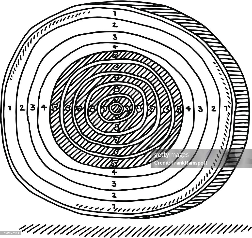 Basic Target Drawing Shooting Target Drawing High-Res Vector Graphic - Getty Images