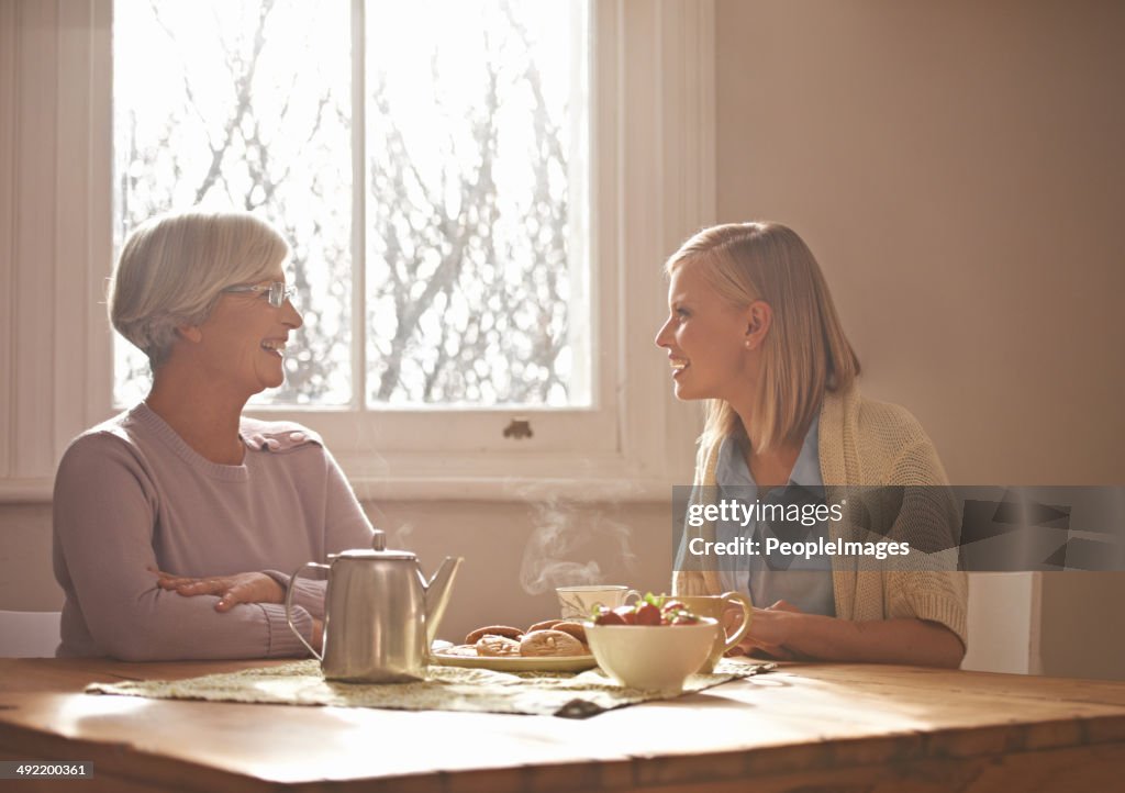 Tea with grandma always makes my day