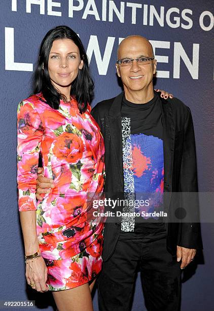 Actress Liberty Ross and Apple Music's Jimmy Iovine attend the Hammer Museum Gala in Garden sponsored by Bottega Veneta at Hammer Museum on October...