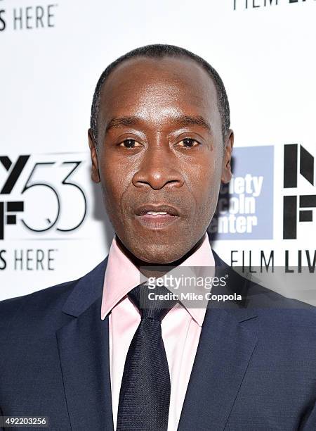 Filmmaker Don Cheadle attends 53rd New York Film Festival Closing Night Gala Screening of "Miles Ahead" at Alice Tully Hall, Lincoln Center on...