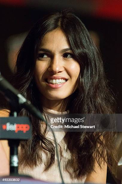 Actress Elodie Yung attends Marvel's "Daredevil" panel during New York Comic-Con Day 3 at The Jacob K. Javits Convention Center on October 10, 2015...