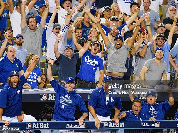 Jason Bateman attends game two of the National League Division Series between the Los Angeles Dodgers and the New York Mets at Dodger Stadium on...