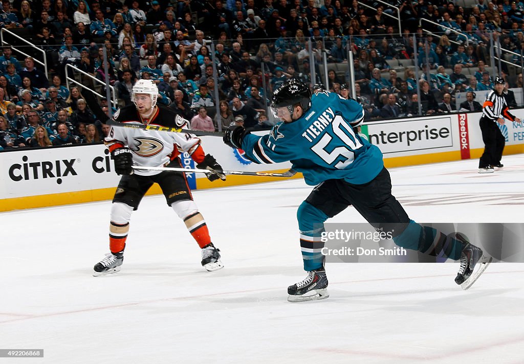 Anaheim Ducks v San Jose Sharks