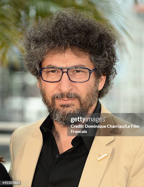 Producer Radu Mihaileanu attends the "Cartoonists - Foot Soldiers Of Democracy" photocall at the 67th Annual Cannes Film Festival on May 19, 2014 in...