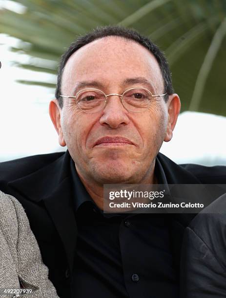 Cartoonist Michel Kichka attends the "Caricaturistes - Fantassins De La Democratie" photocall at the 67th Annual Cannes Film Festival on May 19, 2014...