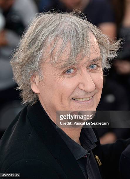 Cartoonist Jean Plantureux aka "Plantu" attends the "Caricaturistes - Fantassins De La Democratie" photocall at the 67th Annual Cannes Film Festival...