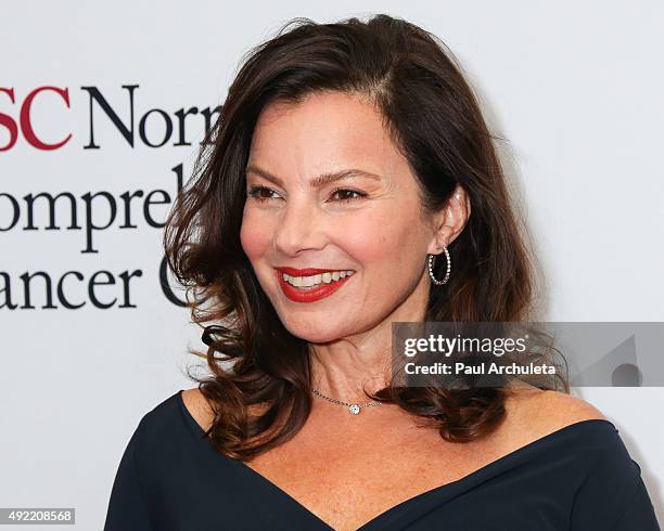 Actress Fran Drescher attends the USC Norris Cancer Center Gala at the Beverly Wilshire Four Seasons Hotel on October 10, 2015 in Beverly Hills,...