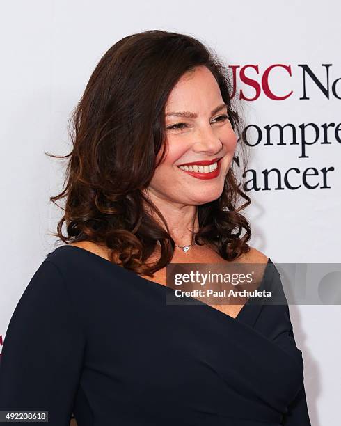 Actress Fran Drescher attends the USC Norris Cancer Center Gala at the Beverly Wilshire Four Seasons Hotel on October 10, 2015 in Beverly Hills,...