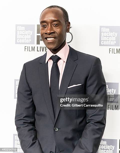 Actor Don Cheadle attends 53rd New York Film Festival - Closing Night Gala Presentation Of 'Miles Ahead' at Alice Tully Hall on October 10, 2015 in...