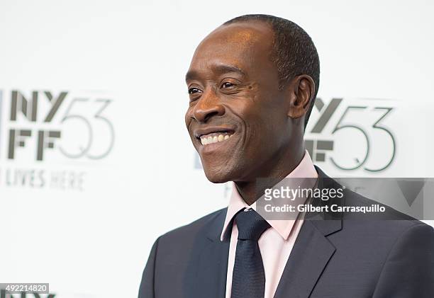 Actor Don Cheadle attends 53rd New York Film Festival - Closing Night Gala Presentation Of 'Miles Ahead' at Alice Tully Hall on October 10, 2015 in...