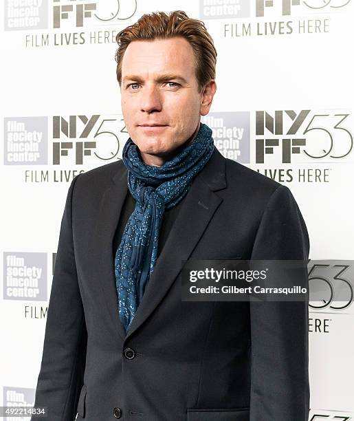 Actor Ewan McGregor attends 53rd New York Film Festival - Closing Night Gala Presentation Of 'Miles Ahead' at Alice Tully Hall on October 10, 2015 in...