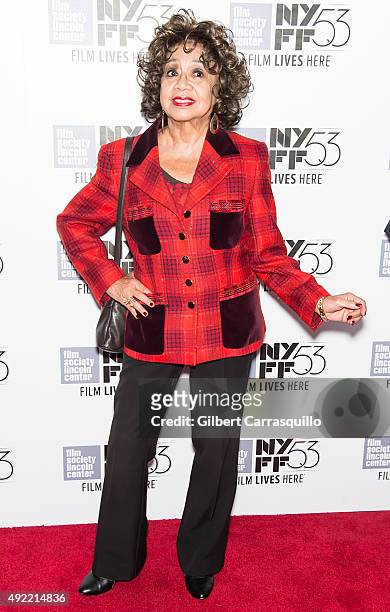 Frances Davis attends 53rd New York Film Festival - Closing Night Gala Presentation Of 'Miles Ahead' at Alice Tully Hall on October 10, 2015 in New...
