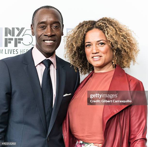 Actors Don Cheadle and Bridgid Coulter attend 53rd New York Film Festival - Closing Night Gala Presentation Of 'Miles Ahead' at Alice Tully Hall on...