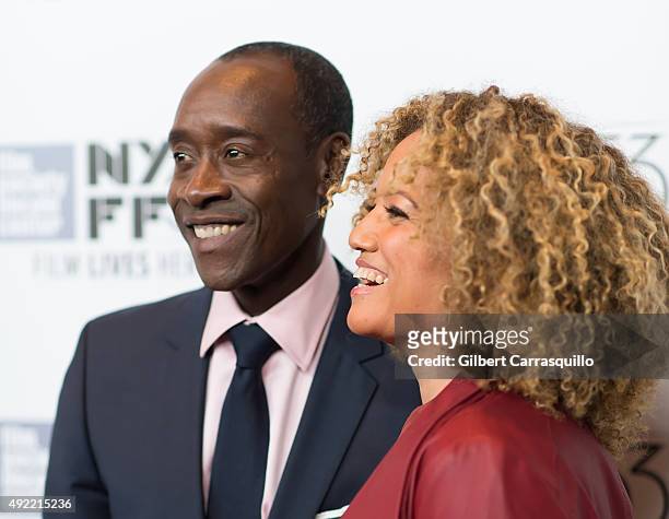 Actors Don Cheadle and Bridgid Coulter attend 53rd New York Film Festival - Closing Night Gala Presentation Of 'Miles Ahead' at Alice Tully Hall on...